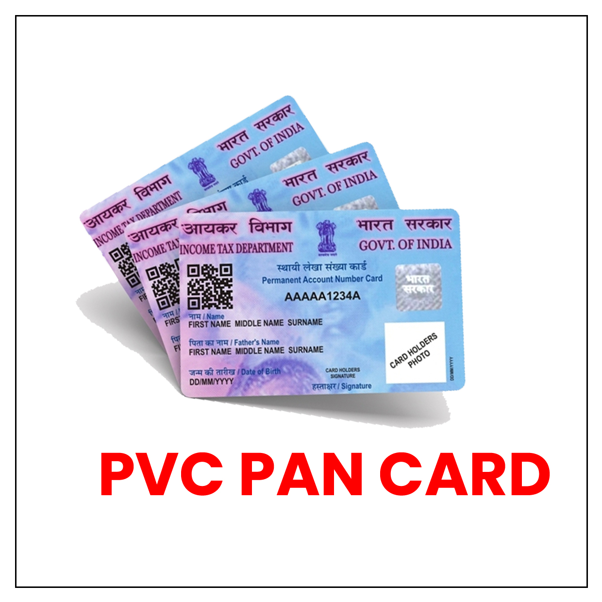 PVC Pan Card Order , E- Pan Cad PVC Print - RJ Sarkari Yojana