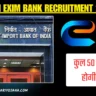 Indian Exim Bank Recuitment 2024